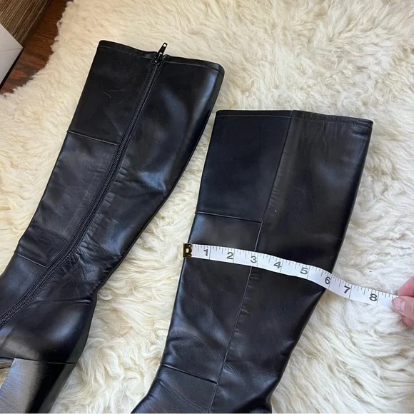 Bally Black Leather Knee-High Boots 6.5 - Picture 7 of 11